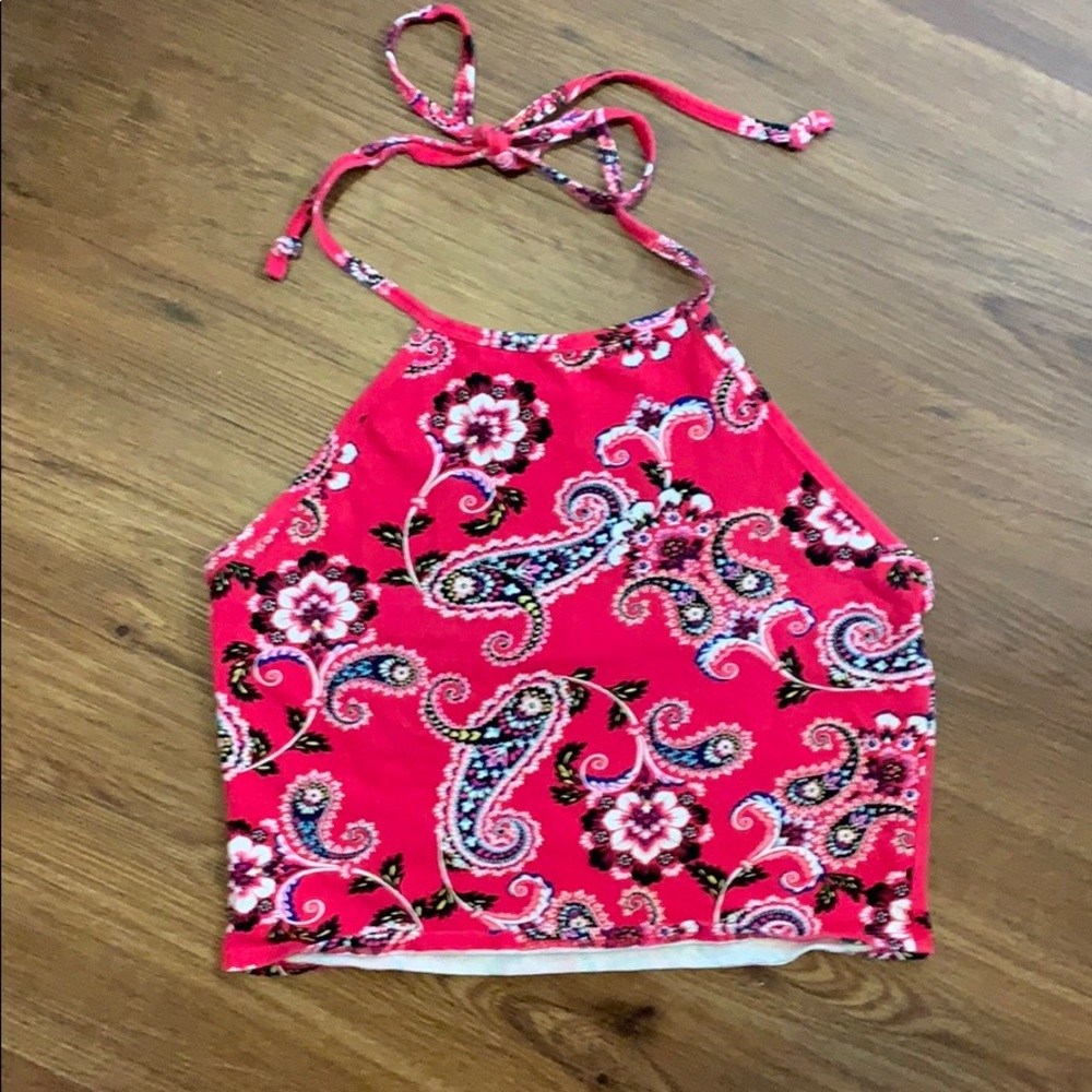 Charlotte Russe Halter Crop Top